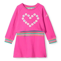 Flower Heart Dress 3-8y