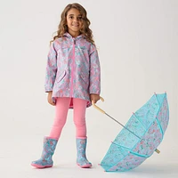 Botte de Pluie Pliable Florale Pointures 6-2