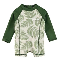 Leaves 1 Piece UV Swimsuit 3-24m