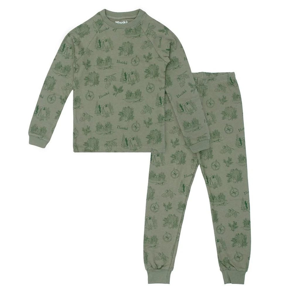 Ensemble Pyjama Hooké Camp Vibe 2-14ans