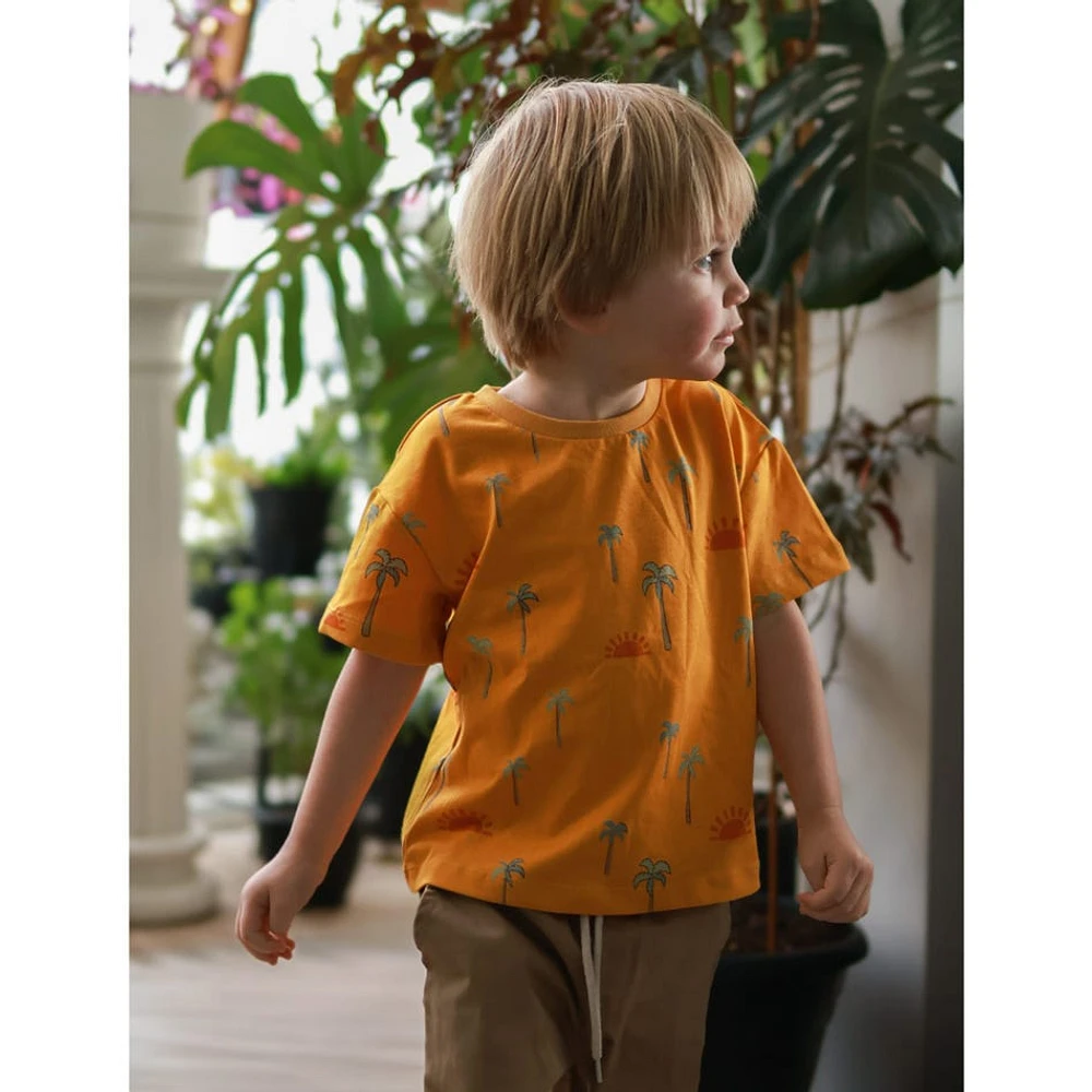 Horizon Palm Trees T-Shirt 2-8y