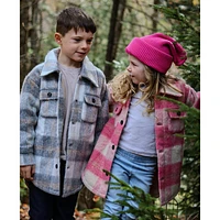 Plaid Shacket 5-14y