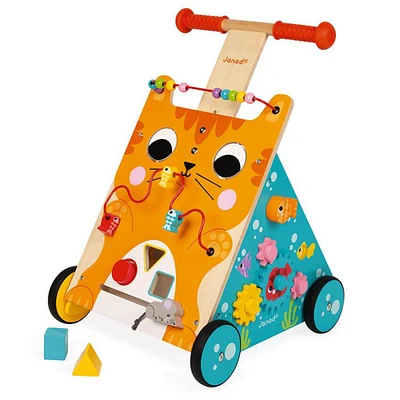 Multi-Activities Cat Baby Walker