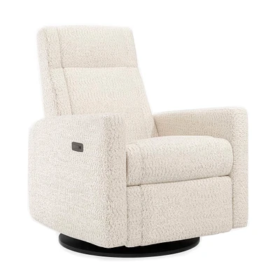 Rocking and Swivel Armchair Nelly - Puppy Pearl - Motorized Electric