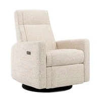 Rocking and Swivel Armchair Nelly - Puppy Sand - Motorized Electric