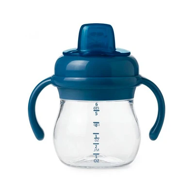 Ensemble Gobelet d'Apprentissage 6oz à Bec Souple - Marine