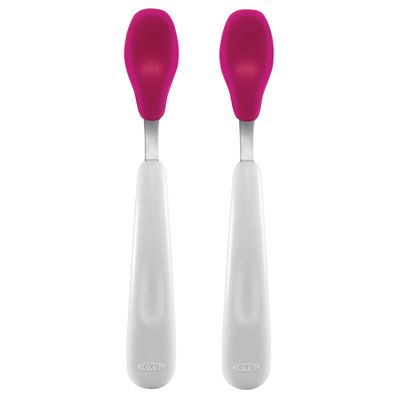 OXO Tot Feeding Spoon Set With Soft Silicone