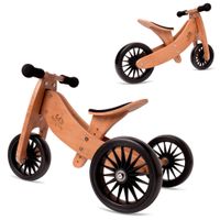 Tiny Tot Balance Bike Plus 2 in 1 - Bamboo