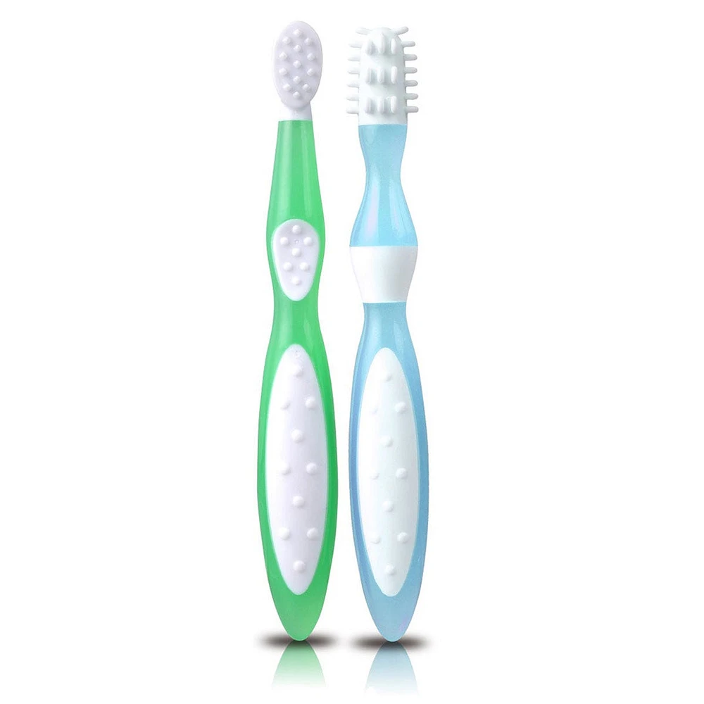 First Toothbrush Set - Blue/Green