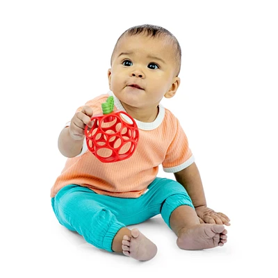 Hold My Own Easy-Grasp Teether Toy - Apple