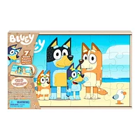 Puzzle In Wood 7 in 1 Bluey