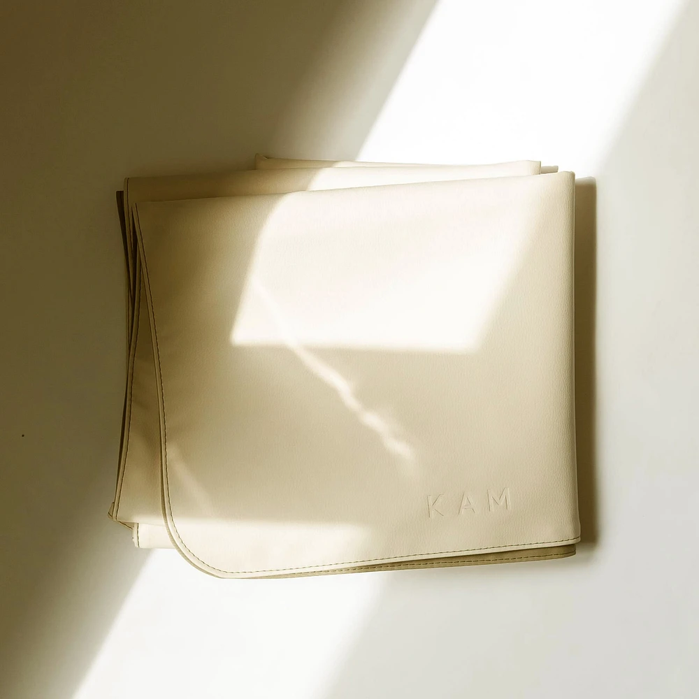 Multifunctional Vegan Leather Floor Mat - Parchemin