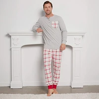 Men's Plaid Pajama Set