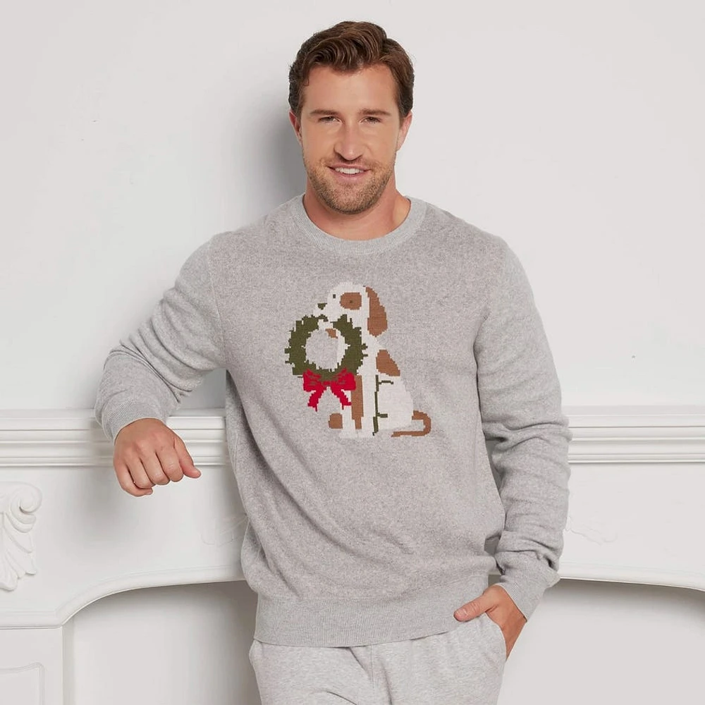 Pull Tricot Chien Homme