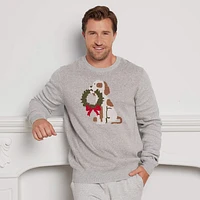 Pull Tricot Chien Homme