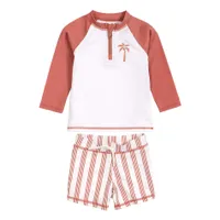 Cedarwood Striped Swim Set