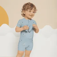 Sailboats Swim Romper 6-24m