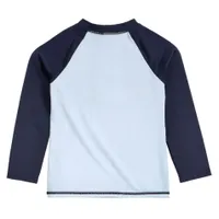 Navy Raglan Rashguard Top 2-7y