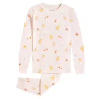 Easter Chicks Print Pajamas Set 2-7y