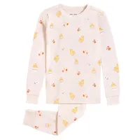 Easter Chicks Print Pajamas Set 2-7y