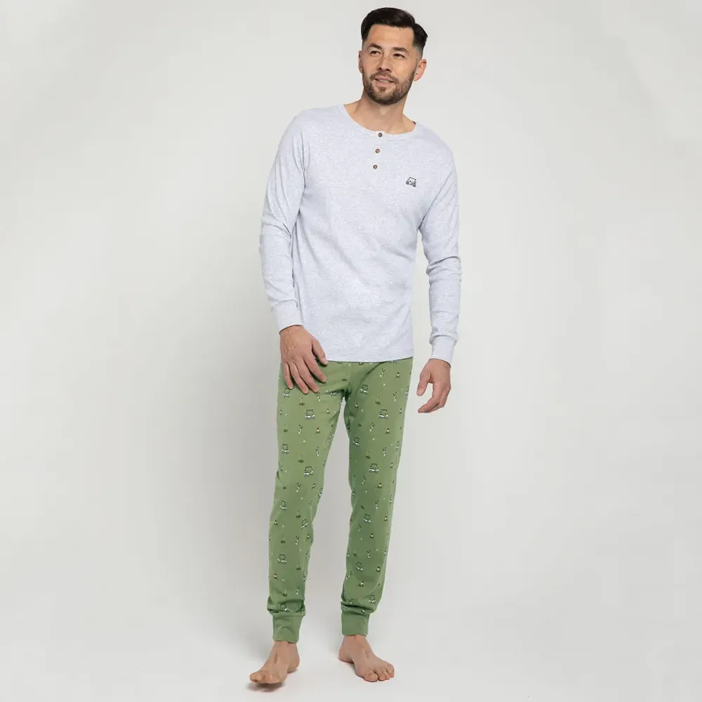 Pyjama Henley Golf Homme