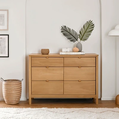 Bondi 6-Drawer Dresser - Honey