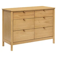 Bondi 6-Drawer Dresser - Honey