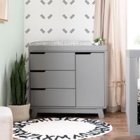 Hudson 3-Drawer Changer Dresser with Removable Changing Tray