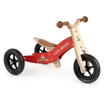 Vélo d'Équilibre 2-en-1 Pinocchio - Rouge