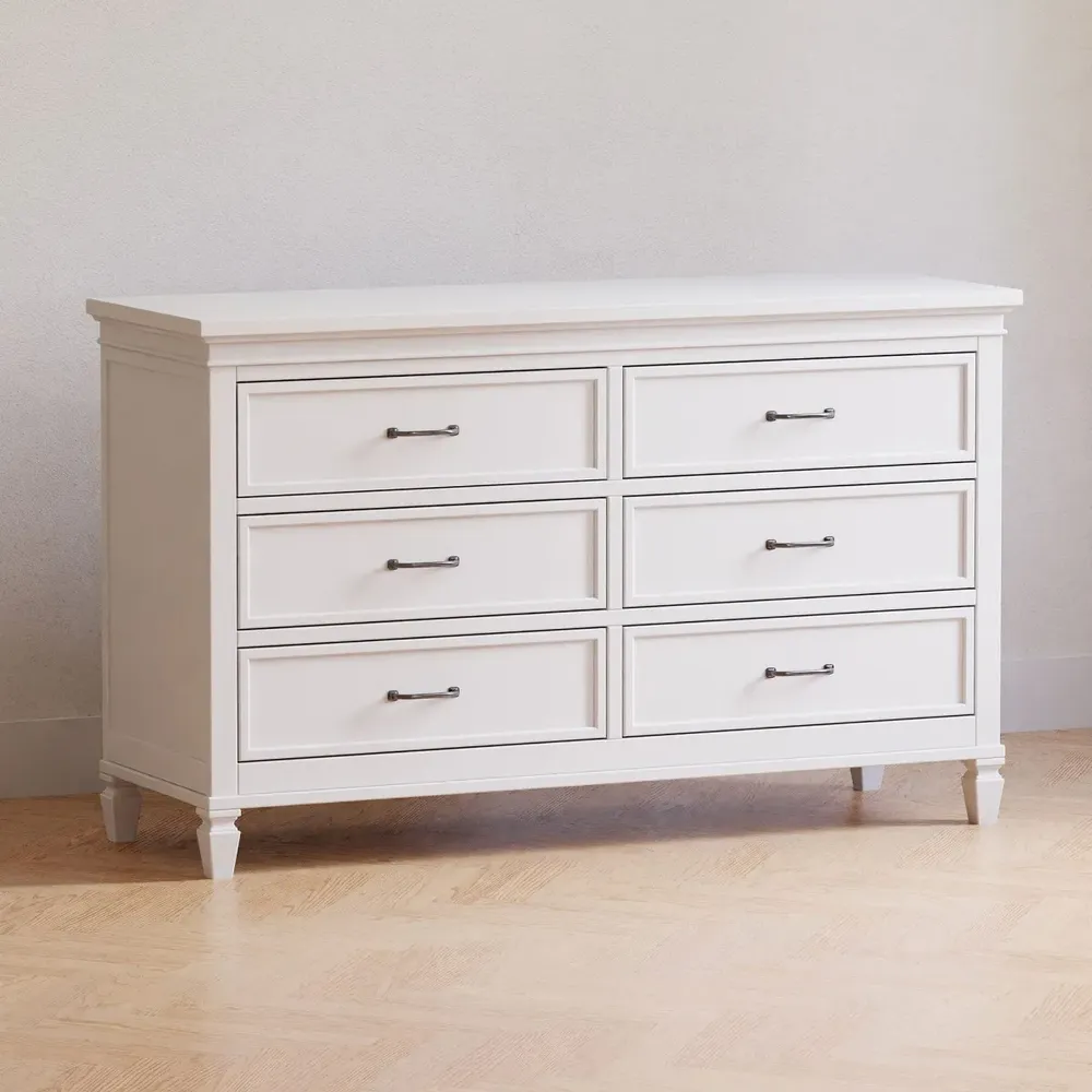 Darlington 6-Drawer Dresser - Warm White