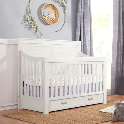 Wesley Farmhouse 4-in-1 Convertible Crib