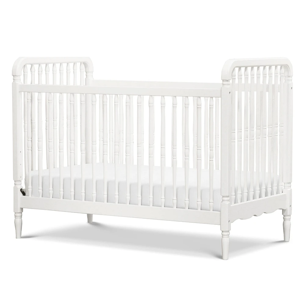 Liberty 3-in-1 Evolution Crib With Toddler Bed Conversion Kit - Warm White