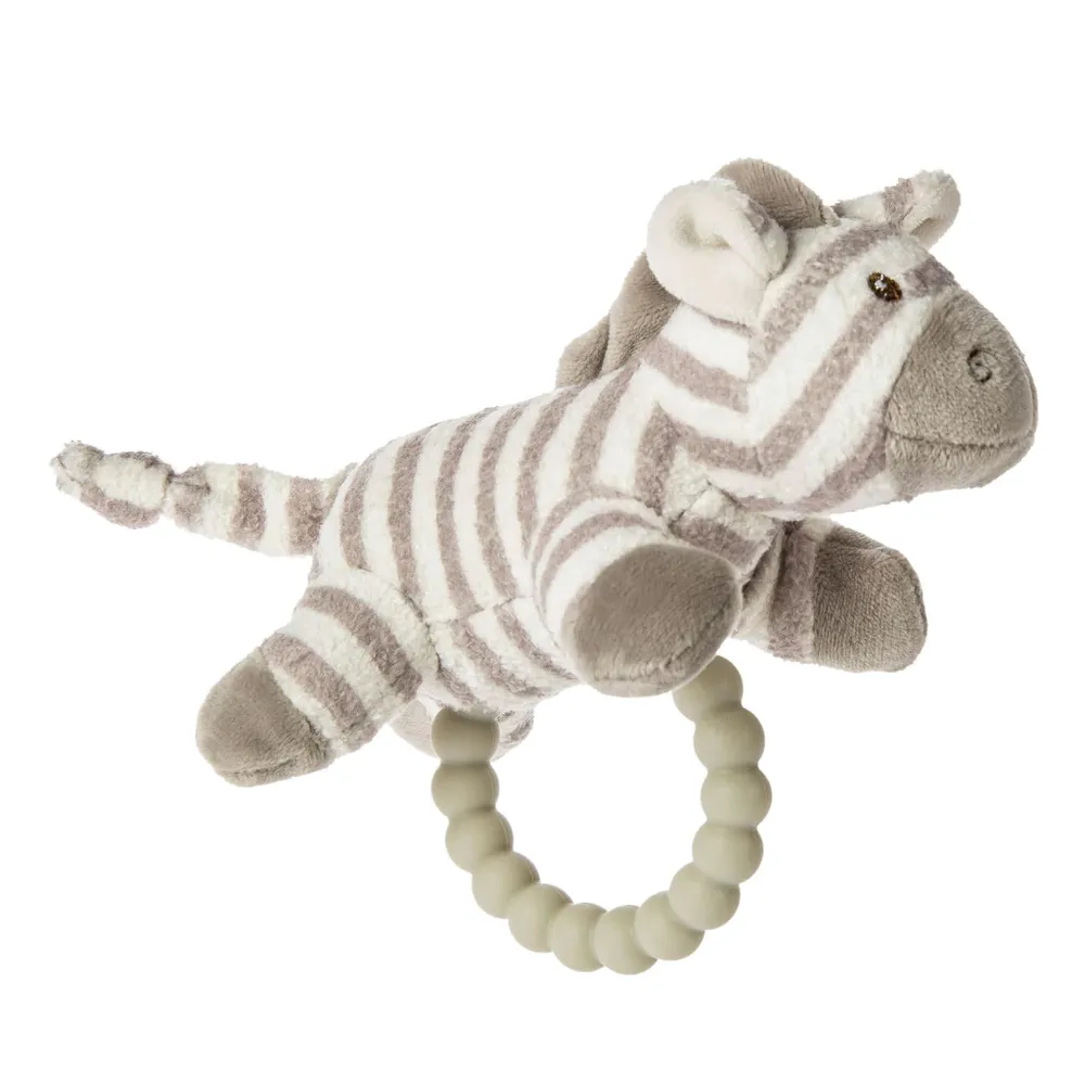 Teether Rattle - Zebra