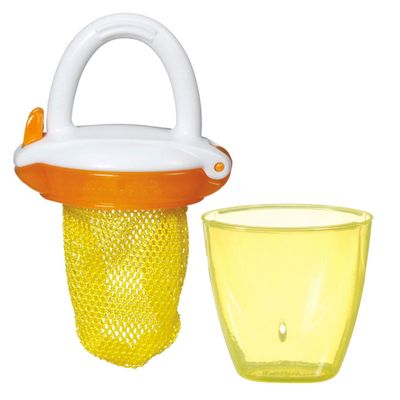 Deluxe Fresh Food Feeder - Yellow/Orange