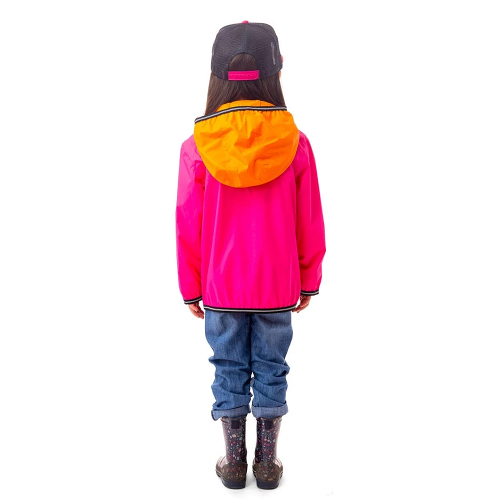 Manteau Mi-Saison Coupe-Vent Uni 4-6ans