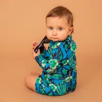 Tropical Long Sleeves UV Swimsuit 3-24m