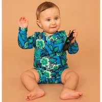 Tropical Long Sleeves UV Swimsuit 3-24m