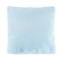 Coussin Fourrure - Bleu