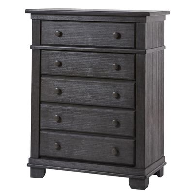 Dresser 5-Drawers Torino Distressed Granite