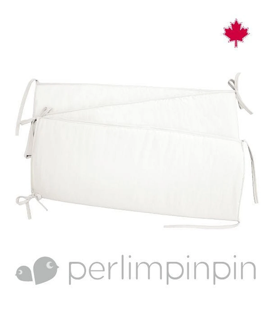Tour de Lit Bébé Uni - Blanc