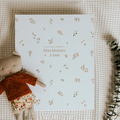 Album de Bébé - Floral Beige