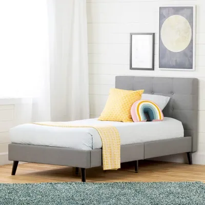 Twin Bed Fusion - Medium Grey