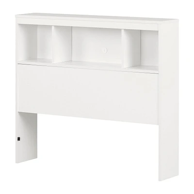 Twin Bookcase Headboard - Summertime Pure White