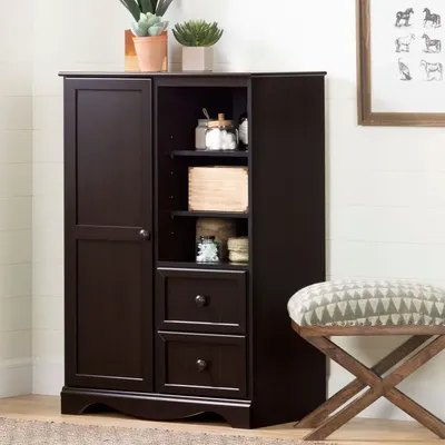 Commode à Porte Savannah - Chocolat