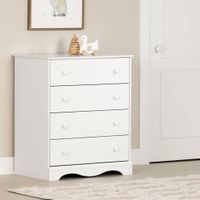 Angel 4-Drawer Chest - Pure White