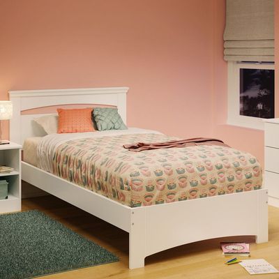 Libra Twin Bed Set - Pure White