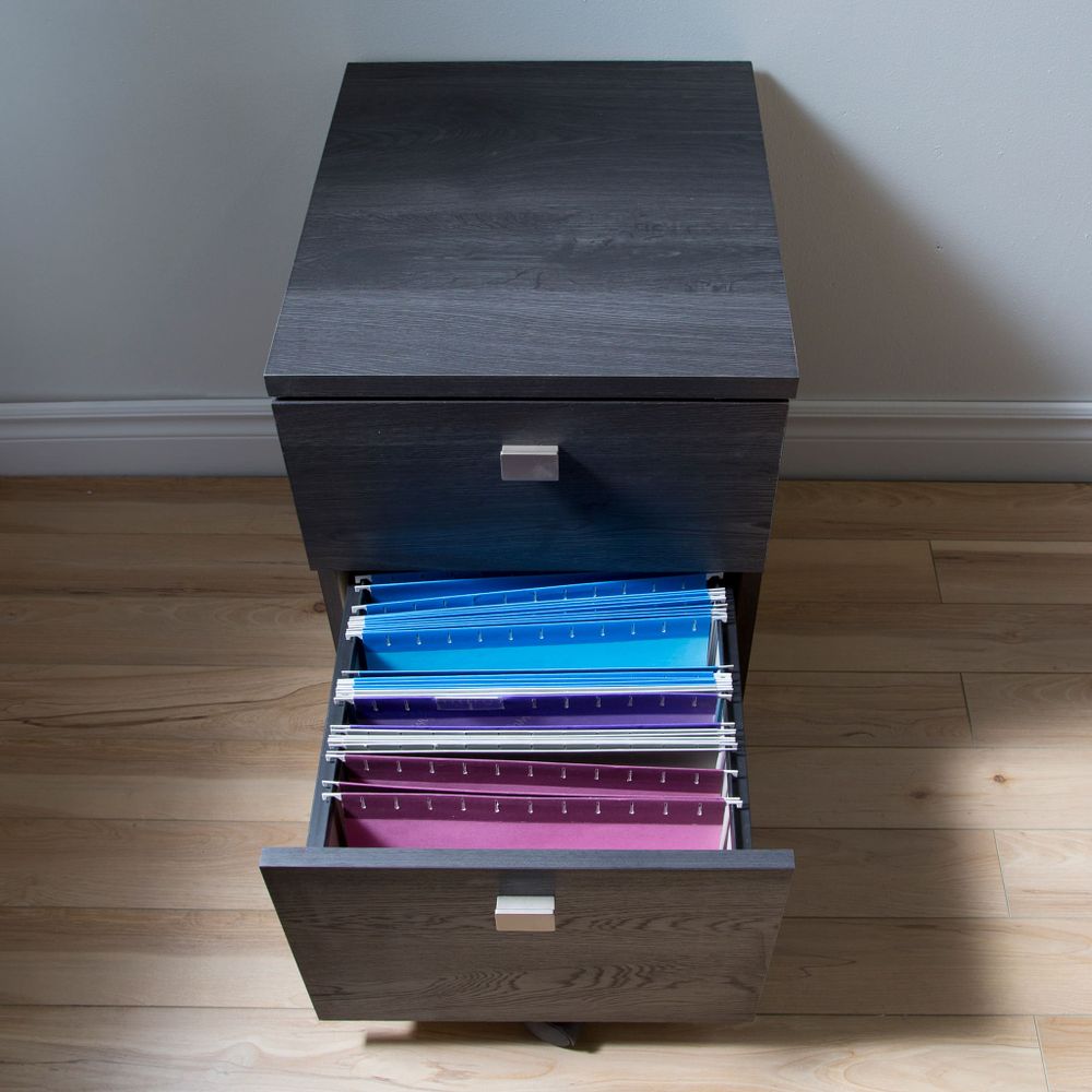 2-Drawer Mobile File Cabinet