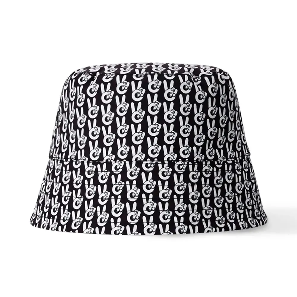 Reversible Peace Bucket Hat 3-7y