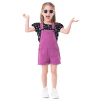 Let's Travel Shortalls 2-6y