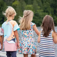 Beach Day Striped Tunic 2-6y